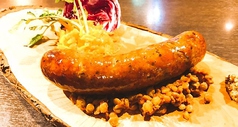 自家製三元豚サルシチャ（生ソーセージ）のグリルGrilled Sausage