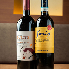 お料理を最高に引き立てる厳選ワイン