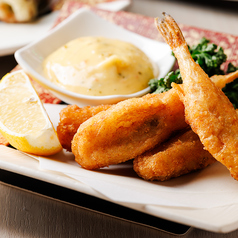 フグの唐揚げ　タルタルソース添え