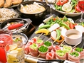 自家製レモネードサワーや果実を使ったカクテル。本格焼酎や日本酒、お酒の種類も豊富です☆単品飲み放題は2000円(税抜)～ご用意！