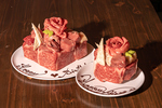 誕生日や歓送迎会に大人気の肉ケーキです！！