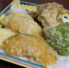 季節野菜の天ぷら