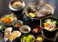 牡蠣料理さとやのコース写真