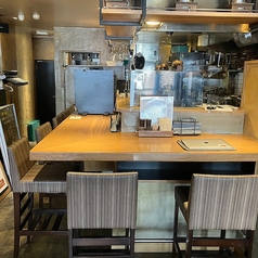 カウンター席です。