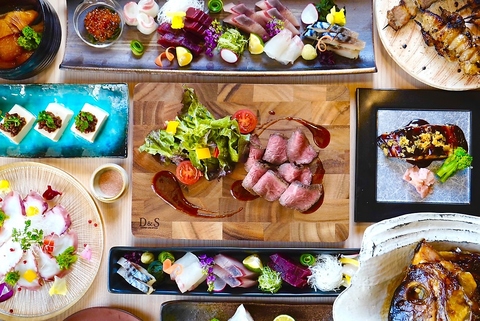 徳島駅徒歩10分。ホテル出身の腕利きシェフが振る舞う本格創作居酒屋【諒】。