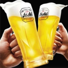 生ビール アサヒスーパードライ 中ジョッキ