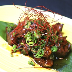 阿波尾鶏のホルモン炒め