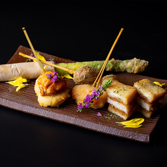 銀座 串揚げと鮨 芦屋のコース写真