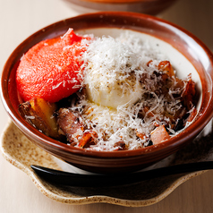 自分で作るポテサラ明太子パルミジャーノ