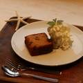 料理メニュー写真 シナモンラムパウンドケーキ(ドリンクセット)