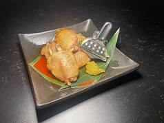 手羽先の一夜干しの焼きポン酢