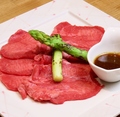 料理メニュー写真&nbsp;国産牛ローストビーフ