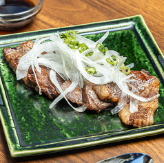 源氏藤焼き牛　ネギポン酢