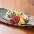 料理メニュー写真&nbsp;刺身三種盛り