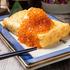 出汁巻き いくらかけ