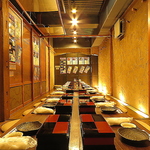 大人数OKの個室もございます！掘り炬燵式のお席なので足を伸ばしてゆったりとお酒や料理を楽しめます