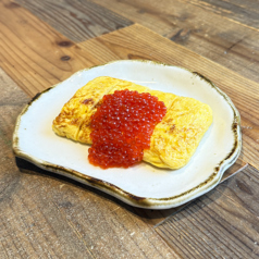いくらぶっかけ　だし巻き卵
