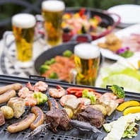 前売がお得！120分飲み放題付の贅沢BBQプラン
