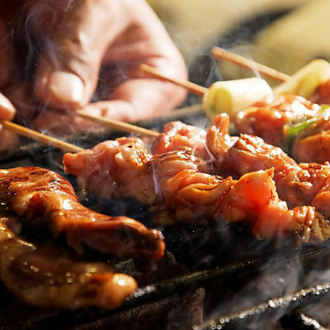 名物の神戸満月つくねとタッカンマリをクラフトビールで♪