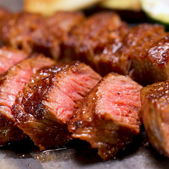 会員制の店舗から引き続き提供する赤身ステーキ