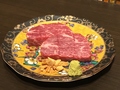 料理メニュー写真&nbsp;厚切りランプステーキ