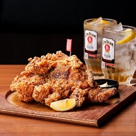 【鶏唐揚×居酒メシを満喫】メニュー充実度が自慢