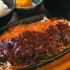 鉄板みそロースカツ定食