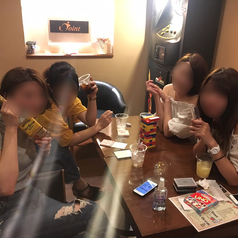 4名個室。誕生日や女子会などでわいわい出来ます。