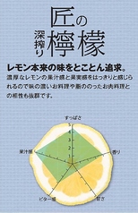 匠の深絞りレモン