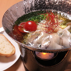 牡蠣のアヒージョ