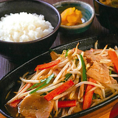 豚もやし炒め定食