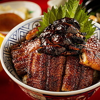 名物『肝入りひつまぶし、うなぎ丼』　個室でごゆったり