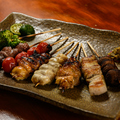 料理メニュー写真&nbsp;【一番人気!!】おまかせ 焼鳥&野菜巻き盛り