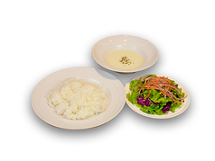 洋食セット(サラダ・スープ・ライスorパン)