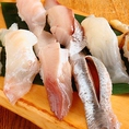 【新鮮なネタのお寿司も絶品!!】お刺身だけでなく、寿司でもお楽しみください。職人が握る絶品お寿司をご賞味ください。