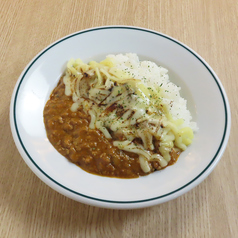 あぶりチーズのキーマカレー