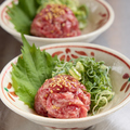 料理メニュー写真&nbsp;塩ユッケ