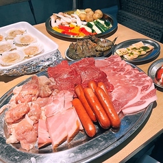 春日井屋上BBQアップステアーズのコース写真