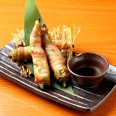 肉巻き万願寺唐辛子焼き