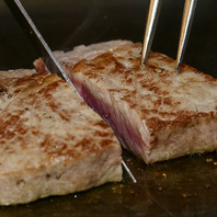 鉄板で焼き上げる【極上の一皿】