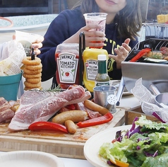 【ランチBBQ】ノンアルで楽しむランチBBQプラン (ソフトドリンク飲み放題付き)