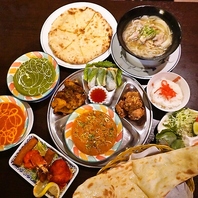 ボリューム満点の本格インド料理！