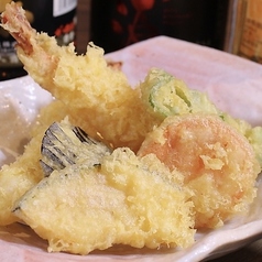 海老と野菜の天ぷら
