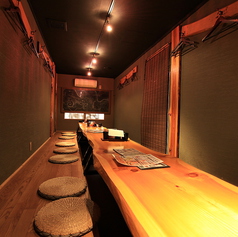 大人数で座れるテーブル席