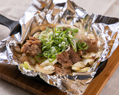 牛すじポンズ炒め