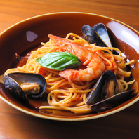 パスタは日替わりで３～４種類からチョイス