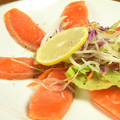 料理メニュー写真&nbsp;サーモンカルパッチョ