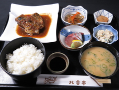 鯖のじんだ煮定食