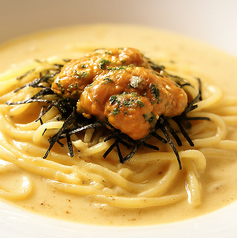 生ウニのクリームパスタ