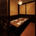 女子会や合コンにも最適な少人数様向け個室席は程よい広さで快適にお過ごしいただけるお席となっております。特別な日のご利用に絶品料理やお酒にて精一杯おもてなしさせていただきます！